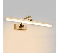 Wmmner Lampe Murale, Lampe Murale Longue Bande, Lampes de Salle Den, Lampes de Maquillage, Luminaire Linéaire Pour Coiffeuse, Lampe Avant Miroir Réglable Au-Dessus de L'Armoire, 3 Modes de Couleur, Ca
