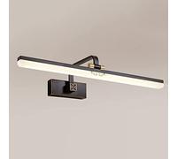 Wmmner Lampe Murale, Lampe Murale Longue Bande, Lampes de Salle Den, Lampes de Maquillage, Luminaire Linéaire Pour Coiffeuse, Lampe Avant Miroir Réglable Au-Dessus de L'Armoire, 3 Modes de Couleur, Ca