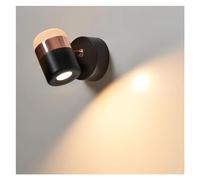 Wmmner Lampe Murale Rotative À Led Lampes Murales Modernes Et Simples En Métal Support de Salon Lumière D'Étude Lumières de Chambre À Coucher Éclairage D'Allée Avec Interrupteur/Une Couleur/Lumière Ne