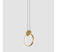 Wmmner Lampe Suspendue En Métal D Led Tri-Color Dimmable Bedside Modern Lampe Suspendue Au Plafond Du Couloir de La Salle À Manger, (Une Couleur L20Cm)/Une Seule Couleur/L10Cm