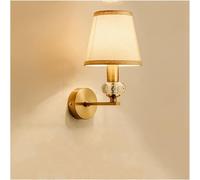 Wmmner Lampes Décoratives Rustiques Et Ampoules de Chambre À Coucher Couloir Couloir Appliques Murales Simples Recouvertes de Tissu, Lustre Suspendu de Plefon/B Simple