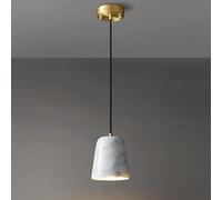 Wmmner Lampes Suspendues Rétro Éclairage Suspendu Réglable En Hauteur En Laiton Individualité Terse Convient Compatible Avec Living Sittlampe de Suspension de Chambre Ing, Lustre/Blanc