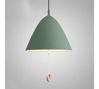 Wmmner Lampes Suspendues Scandinaves En Métal, Suspension Créative Triangulaire, Lustre Moderne À Led, Luminaire de Plafond Personnalisé En Métal Pour Restaurant, Salon, Bar, Style Distingué/Vert/10,6