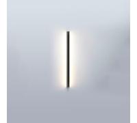 Wmmner Led Linear Wall Light, Modern Aluminum Metal Wall Lamp Acrylic Long Strip Sconce, 4000K Soft Light Wall Mounted Lighting/Une Seule Couleur/60 Cm
