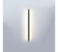 Wmmner Led Linear Wall Light, Modern Aluminum Metal Wall Lamp Acrylic Long Strip Sconce, 4000K Soft Light Wall Mounted Lighting/Une Seule Couleur/120Cm
