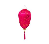 Wmmner Linterna Lanterne En Soie Winter Melon Fleur de Prunier Chinoise Suspendue Asie Japonaise/Vietnamienne Lampe Fleur Pour Boutique Cour Décoration Anniversaire/Rose Rouge/20 Pouces