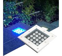 Wmmner Lumières de Paysage À Led -Lumières Enterrées Extérieures, Projecteur Au Sol de Jardin Intégré Ac 220V, Lampe Murale Étanche Ip66, Projecteur Au Sol de Passerelle, Lampadaire Led D'Éclairage Dé