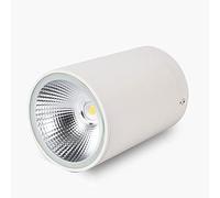 Wmmner Luminaire de Spot de Plafond Moderne Led Projecteur Monté En Surface Accenlampe T, Projecteurs Directionnels En Alumipour Le Foyer Du Couloir Du Salon, Éclairage de La Galerie/Blanc3000K/15W