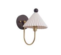 Wmmner Luminaire D'Éclairage Mural de Créativité Vintage, Avec Applique Murale Plissée En Céramique Pour Salon, Salle À Manger, Îlot de Cuisine
