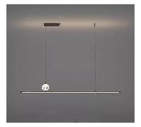 Wmmner Luminaires Suspendus Modernes Pour Salle À Manger Éclairage Intérieur Plafonnier Luminaire Suspendu Lustres Led Pour Salon Éclairage Intérieur/Télédétection Rc/Noir 120 Cm