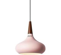 Wmmner .Lustre de Style Industriel Rétro Avec Luminaires D'Abat-Jour Suspendus En Métal Au Design Créatif/Rose/36 Cm