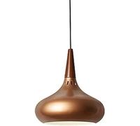 Wmmner .Lustre de Style Industriel Rétro Avec Luminaires D'Abat-Jour Suspendus En Métal Au Design Créatif/Or Rose/28Cm