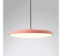 Wmmner Lustre En Forme D'Ovni Lampe de Plafond de Style Minimaliste, Suspension 6000K Lumière Blanche Lampe Suspendue Compatible Avec La Salle À Manger, Suspension de Plafond Led/Rose/15.8In