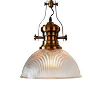Wmmner Lustre Industriel Nordique Moderne, Suspension À Base E27, Suspension Transparente À Rayures de Personnalité Avec Abat-Jour En Verre, Hauteur Réglable Intérieure Pour Cuisine, Salle À Manger, C