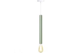 Wmmner Lustre Nordique À Une Tête Lampe Suspendue À Cylindre À Tube Long Lampe Suspendue À Hauteur Réglable Pour Îlot de Cuisine Salon Chambre À Coucher Chevet Salle À Manger Couloir Plafonnier (Rose)