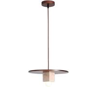Wmmner Lustres Lampe Suspendue Simple Lampe Suspendue Japonaise Wabi-Sabi En Pierre Lampe Suspendue Pastorale En Bois Massif Lampe Suspendue En Travertin Jaune
