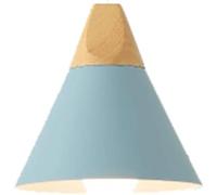 Wmmner Lustres Minimalist E27 Lampe Suspendue À Tête Unique Décoration de Restaurant Abat-Jour Suspendu - Lumière Suspendue Industrielle de Couleuraron, Suspension de Plafond À Led/Bleu/9,0 Pin* 9,0 P