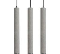 Wmmner Lustres Simple Chaner Pipe À Eau Ciment Suspension À Une Tête Décoration de Pièce Lampe Suspendue Led Éclairage de Style Industriel