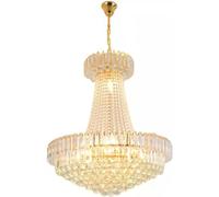 Wmmner Luxueux Lustre En Cristal Palace Hall Church K9 Suspension En Cristal Plafonnier Classique de Style Empire, Lustre (Dia 80Cm Moule)/Une Seule Couleur/Diamètre 80Cm Moule