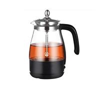 Wmmner Machine À Thé de 1 L Bouilloire En Verre Potes À Thé En Verre Borosilicaté Avec Infuseurs Pour Théière En Verre de Thé En Vrac Et Chauffe-Plat
