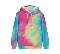 Wmmner Men's Novelty Hoodies Color Block Hooded Sweatshirts Plus Size Shirt Long Sleeve Outdoor Fashion Pullover for Men/Bleu/M