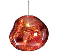 Wmmner Miroir Avec Kit D'Éclairages Balle Lampe Suspendue Irrégulière Industrielle Lava Lustre À Tête Unique Led Fer Forgé Ceiling Light, Chambre À Coucher Moderne Restaurant Creative Hanging Glass Sh