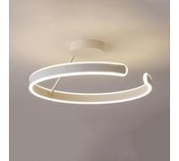 Wmmner Modern Ceiling Lamp,Semi Flush Mount Ceiling Light Fixture,Led Dimmable Ceiling Light,Acrylic Close To Ceiling Lights,For Bedroom Office Stairs Hotel Living Room Kitchen Hallway