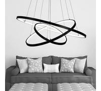 Wmmner Modern Led 72W Modern Light Fitting Island Ceiling Lighting Indoor 3- Design Lamp Dining Table Chandelier Metal And Acrylic Hanging Light Fixture, Lustre Suspendu de Sonfon