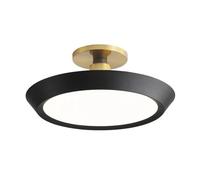 Wmmner Modern Led Semi Flush Mount Ceiling Light,Dimmable Close To Ceiling Lamp,Minimalist Round Ceiling Light Fixture With Acrylic Lampshade For Living Room Dining Room Bedroom Corridor Hallway Entr/