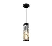 Wmmner Modernesuspensions Lustre En Cristal Luminaire Réglable Îlot de Cuisine Compatible Avec Salle À Manger Chambre À Coucher, Suspension de Plafond Led/Une Seule Couleur/4 Lumière
