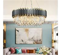 Wmmner Modlampe Suspendue de Luxe D'Intérieur En Acier Inoxydable En Acier Inoxydable Chrome Salon Ing Compatible Avec La Salle À Manger Chambre À Coucher, (Une Couleur Dia60Cm)/Une Seule Couleur/Diam