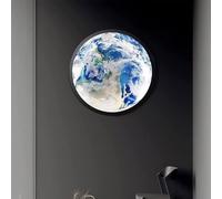 Wmmner Moon Wall Light Large Compatible Avec Les Appliques Murales Led Dimmables de Chambre À Coucher 23.Lumière Earth Planet de 6 Pouces/Bleu/50Cm
