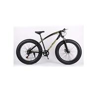 Wmmner Mountain Bike 26 Inch Off-Road Atv 24 Speed Snowmobile Speed Mountain Bike 4.0 Big Tire Wide Tire Bicycle,Silver,Orange,/Noir/A