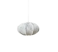 Wmmner Nouveau Lustre Rond de Lanterne Simple Chinoise, Suspension En Tissu Imprimé Peint À La Main, Ajustement Intérieurluminaire de Plafond de Hauteur de Table Pour Îlot de Cuisine Salle À Manger Ch