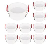Wmmner Paquet de 9 Lampes de Plafond À Led Downlight Lampe de Cane Encastrée 5W,7W,10W,12W Retrofit Eyeball Ceilling Potlight Spotlights Pour Le Plafond Voûté Incliné 2 Pouces 2,5 Pouces 3 Pouces 4 Po