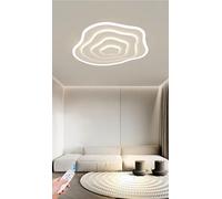 Wmmner Plafond Nuage Led Dimmable Light Avec Télécommande, Lampe Acrylique Moderne Ø80Cm Pour Chambre D'Enfants, Chambre Et Salon, Éclairage Décoratif Créatif, 69W/Dimmable-60Cm