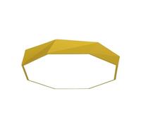 Wmmner Plafonnier Polygonal Géométrique Créatif, 3000K/4500K/6000K Réglablele, Led Flat Modern Iron Art Ceiling Lamp, For Living Room Dining Room Study Villa Bedroom Corridor Children's Room Hall Entr