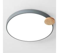Wmmner Plafonnier Rond Led Simple Mode Moderne Lampe de Plafond Led Créative Lumière Trois Tons Pour Salon Salle À Manger Salle D'Étude Villa Chambre À Coucher Couloir Chambre D'Enfants Couloir Entrée