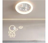Wmmner Plafonnier Rond Simple Et Moderne Astronaut À Led, Luminaires Près Du Plafond, Salle À Manger Contemporaine