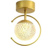 Wmmner Plafonnier Semi-Encastré, Suspension de Plafond À Bille Acrylique, Plafonnier Moderne À Led En Métal, Pour Chambre À Coucher, Bureau, Escaliers D'Hôtel, Salon, Cuisine, Couloir