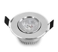 Wmmner Projecteur de Plafond Encastré À Led Ultra-Mince | Mini Downlight 3W Pour Salon | Rénovation de Globe Oculaire Découpé de 55 À 60 Mm Avec Garniture Déflecteur | Disponible En 1,5 Ou 10 Paquets