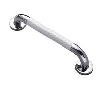 Wmmner Rails de Sais Pour Bathroom Mains Courantes Barre D'Appui Main Courante En Acier Inoxydable Chromé Poli Pour Personnes Âgées, Montage Mural-Slip Handicap Enceinte, Pourgnoire Et Douche/Blanc/38