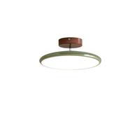 Wmmner Rétro Simple Ufo Rond Intérieur Semi-Encastré Plafonnier Luminaire Froid/Chaud/Neutre Lumière Est Réglablelampe de Plafond Protection Oculaire À Spectre Complet Chambre À Coucher Bureau Cuisine