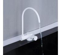 Wmmner Robinet de Cuisine Robinet de Filtre À Eau de Cuisine Pliant Robinet de Cycle D'Eau Froide Avec Simple Lever Control Compact Pour Économiser de L'Espace Et Élégant Aqiong