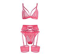 Wmmner s Offers s Secy Lingerie Set Sexy Fishnet Tights Bodycon Sexy Red Lingerie Set Women Bodysuit Costume Award Womens Santa/Rose Bonbon/s
