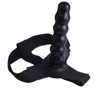 Wmmner Sangle Réaliste Sur Gode Plug Fil Gode For Les Femmes Masturbation Strapon Lesbiennes Jouets Sexuels Extrêmes For Les Couples D'Hommes/Black