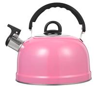 Wmmner Sifflement Bouilloire À Thé En Acier Inoxydable Théière Eau Chaude Rapide À Faire Bouillir Pot de Bouilloire À Eau Avec Poignée Ergonomique Cool Touch Whistle Fort Pour Thé Café Lait Etc Gaz Él