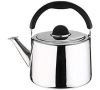 Wmmner Siffler Thé Bouilloires Stovetop Théière À Sifflet Ergonomique En Acier Inoxydable de Qualité Alimentaire Pour Divers Poêles Bouilloire À Eau Pour Mariage Extérieur Et Intérieur