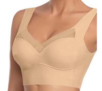 Wmmner Soutiens-Gorge Pour Femmes Soutien-Gorge Push-Up Sans Armatures, Sans Coutures, Confortable Et Offrant Un Bon Maintien Soutiens-Gorge de Nuit Pour Femmes Soutiens-Gorge Rembourrés Pour Femmes,