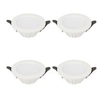 Wmmner Spot Encastré Commercial Led Pour Salon Et Chambre À Coucher, Plafonnier Pour Maison, Panneau Lumineux Intégré En Aluminium, 1 Paquet/4 Paquets/4000K/Lot de 4 X 20 W